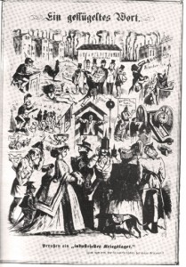 Preußen „ein industrielles Kriegslager“, Kladderadatsch 23.12.1866.1