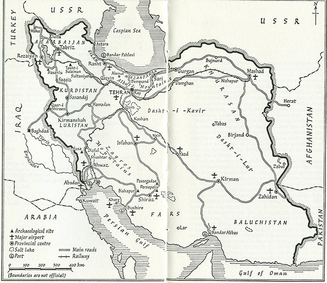 aus: Sylvia  A. Matheson, Persia, An Archaeological Guide, London 1972, S.13/14